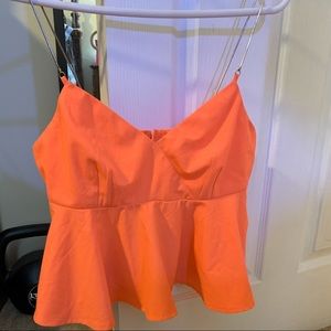 Peplum crop top